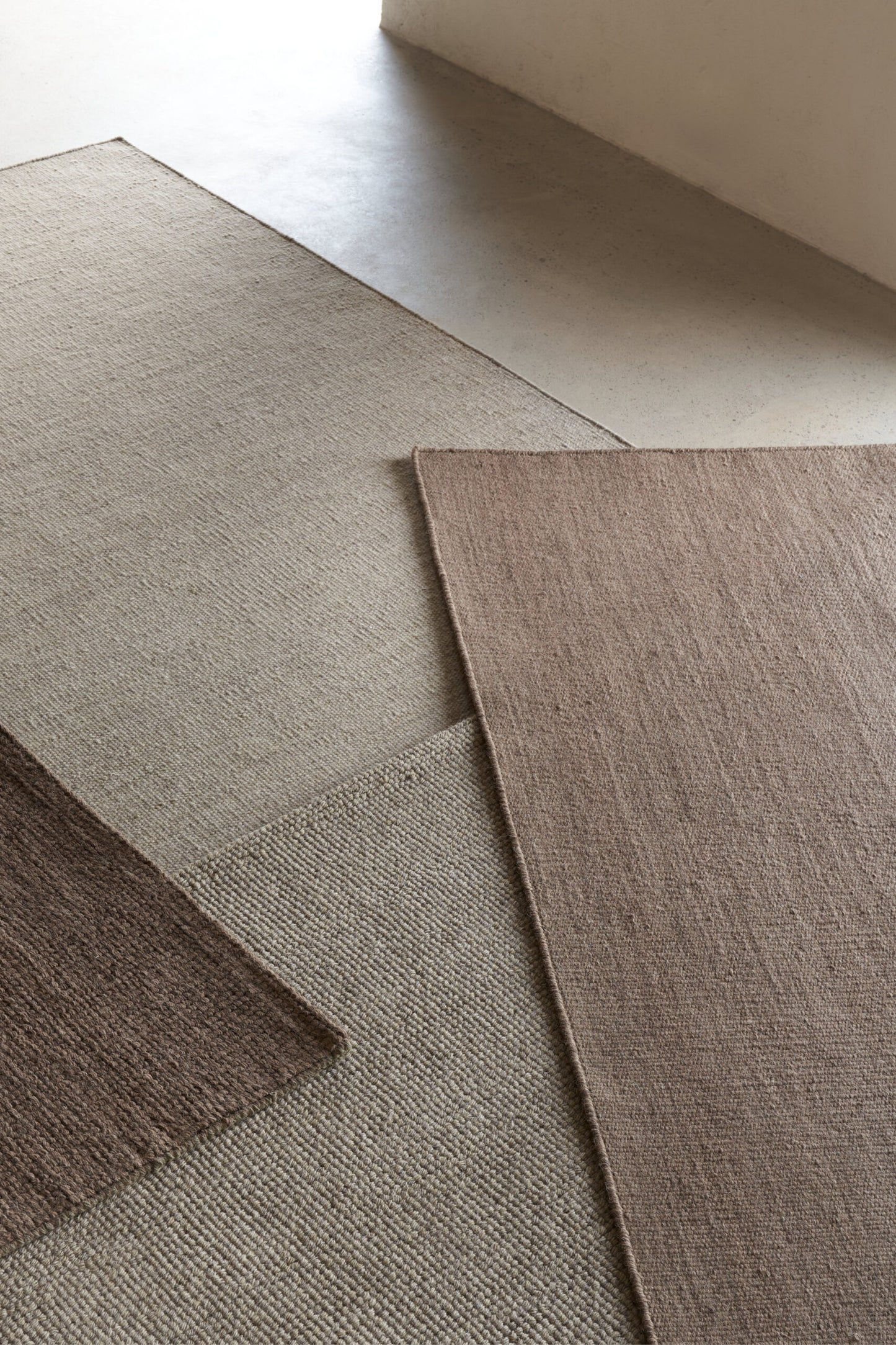 Plain Wool Melange villamatto, chocolate