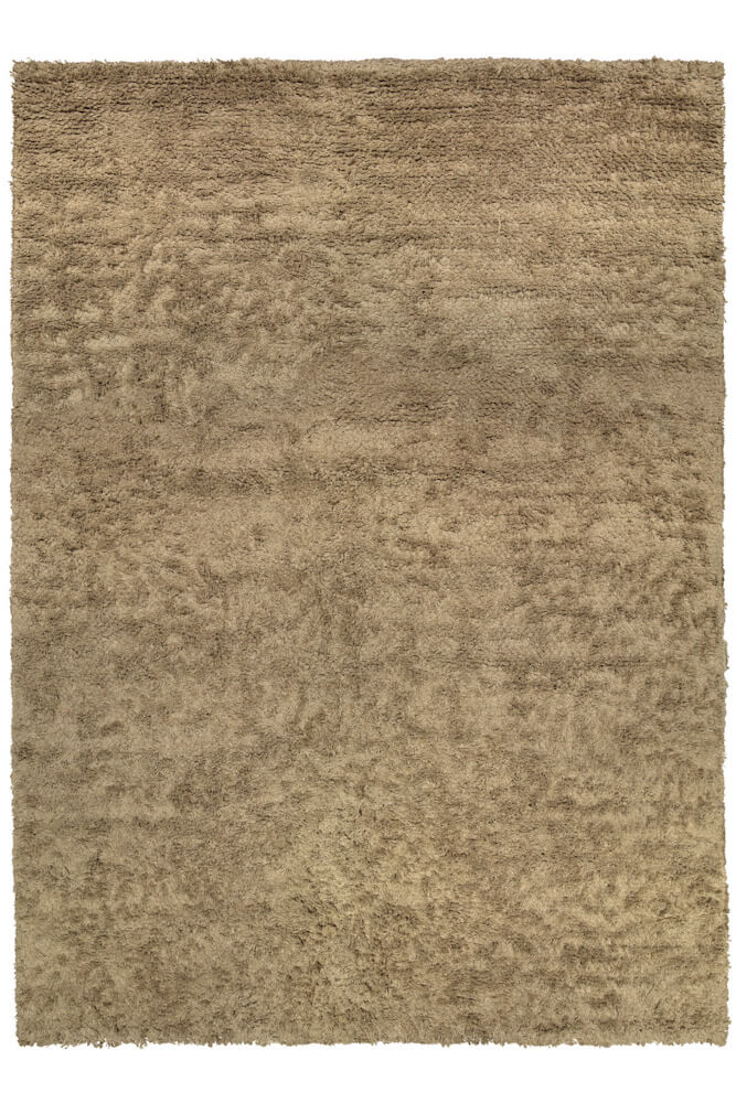 Natural Long Pile Linen Rug