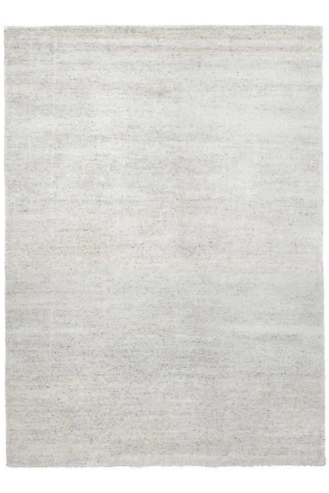 White Pile Bamboo Rug