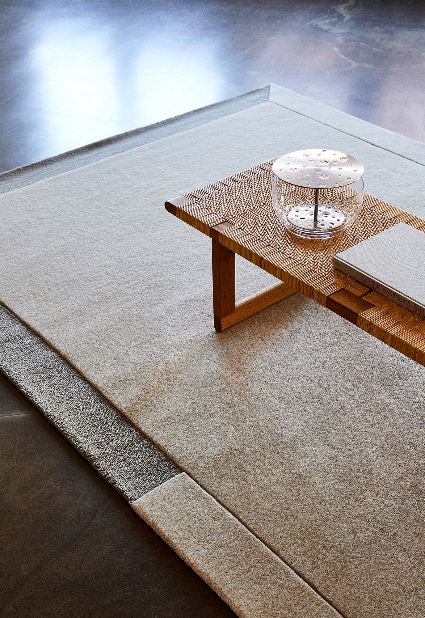 Geo One Natural wool carpet
