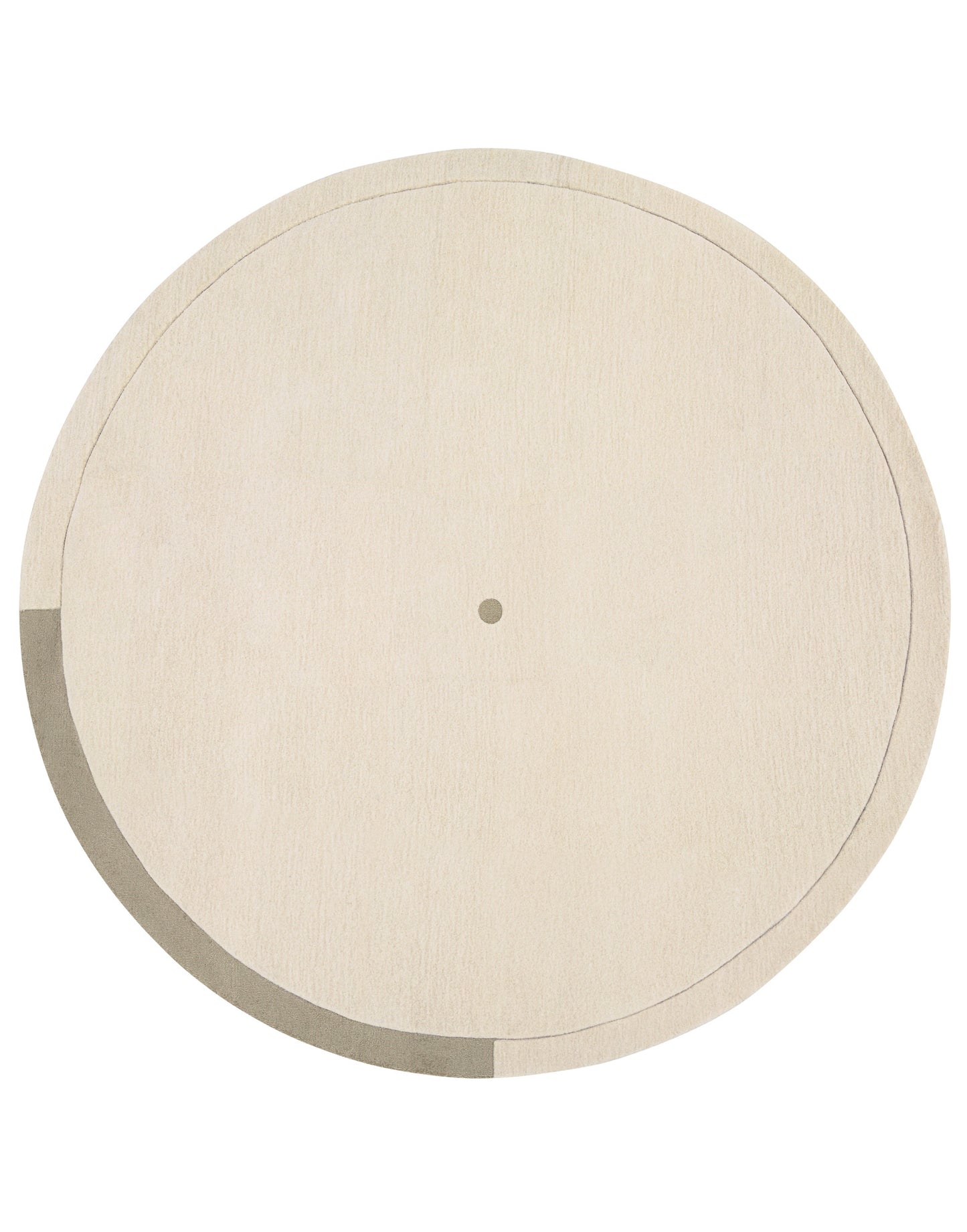Geo Zero Natural wool carpet