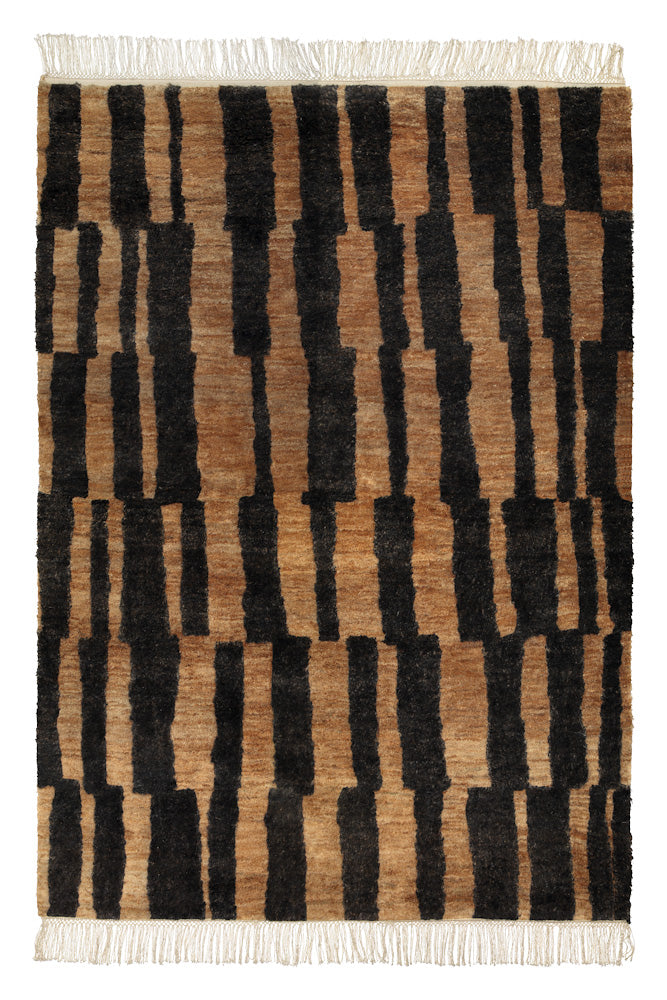 Mallikappale, Pilari, luonnonvärinen-musta, 200x300 cm