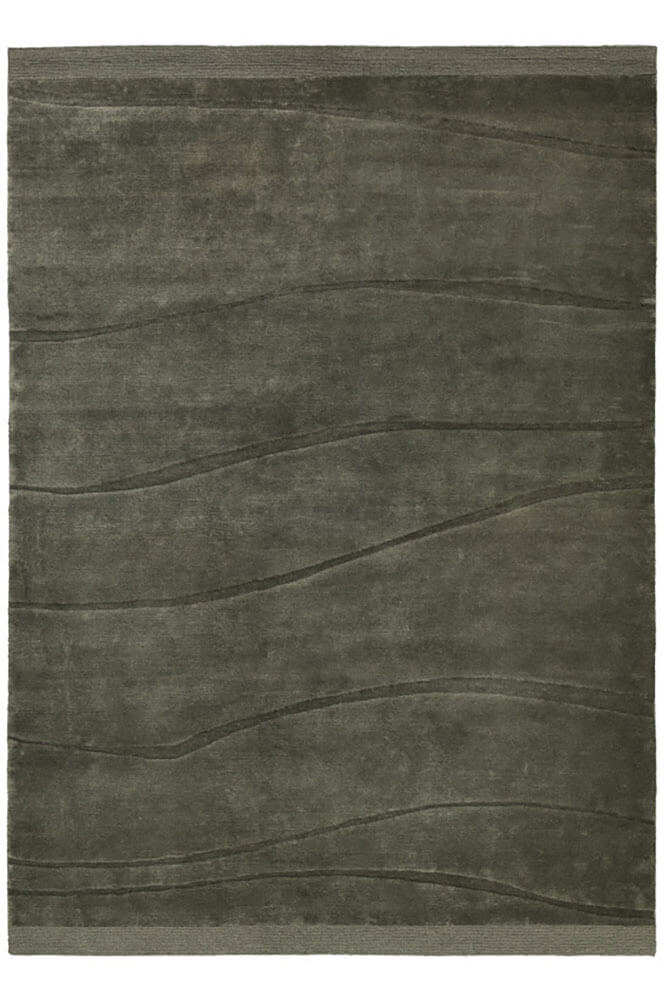 Roots Living Rock rug product photo - mud grey