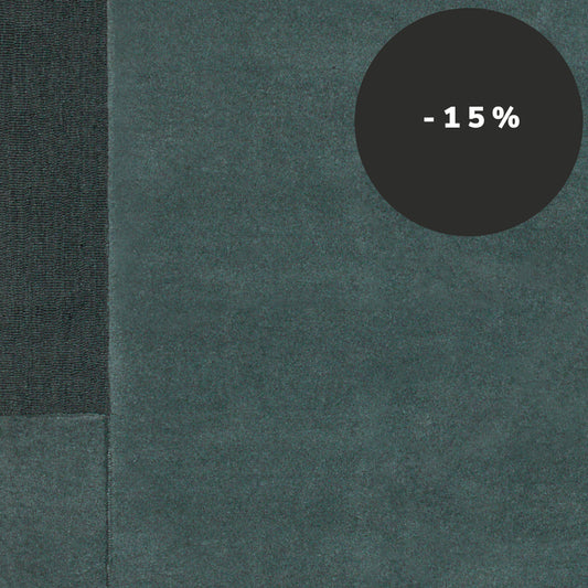 Geo One Blue wool carpet