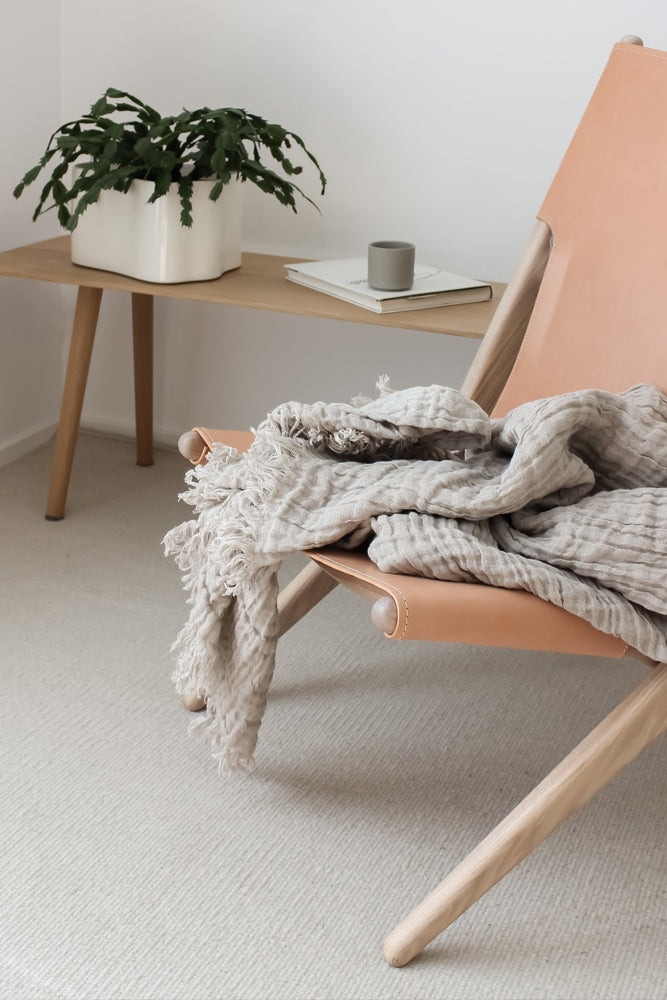 Mallikappale, Roots Linen -torkkupeitto, luonnonvärinen