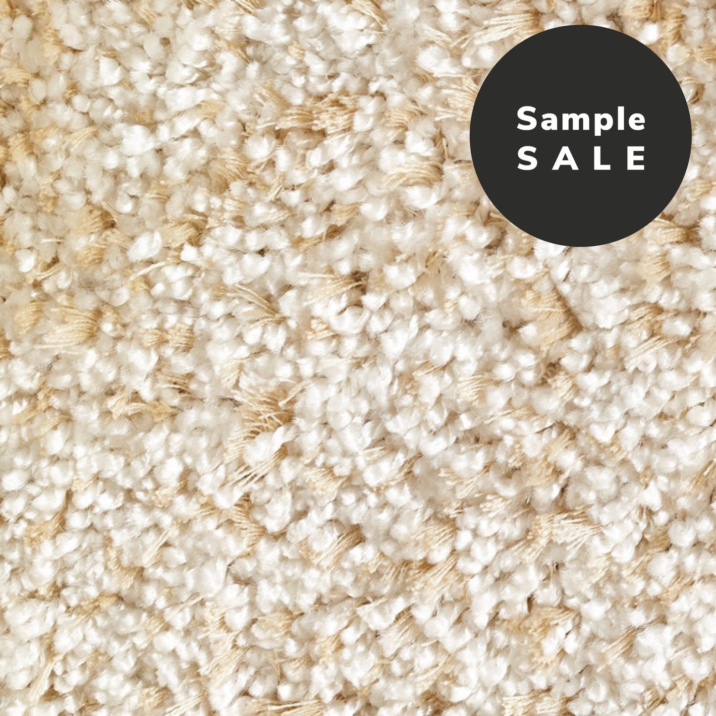 Sample piece, Long Pile Viscose, white