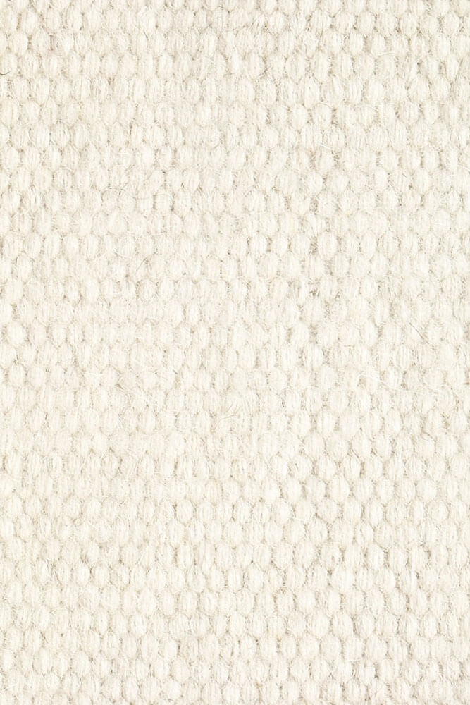 White Plain Wool Rug villamatto, valkoinen villamatto
