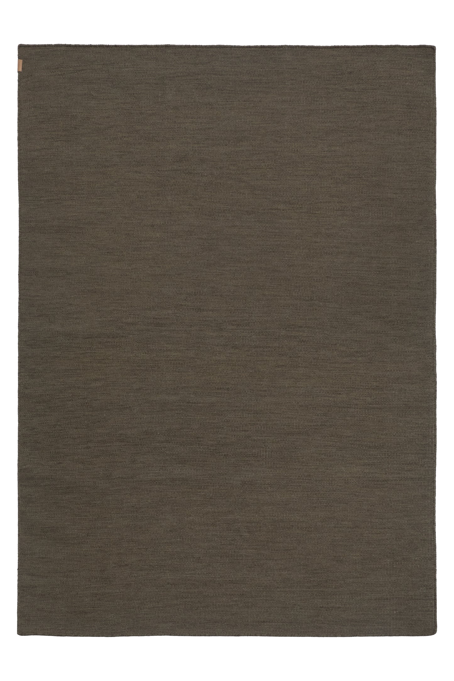 Sample piece, Plain Wool Melange, Chocolate, 200x300 cm