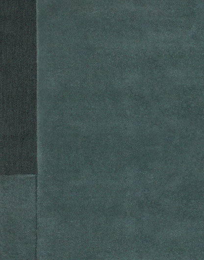 Geo One Blue wool carpet