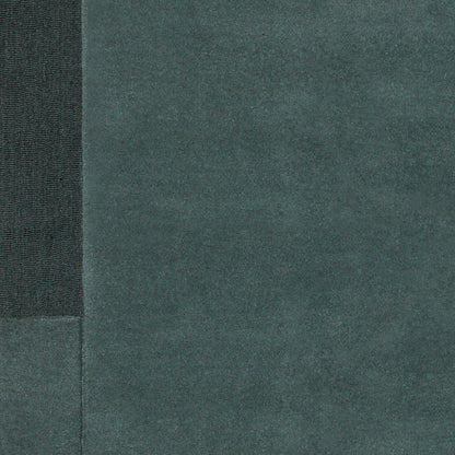 Geo One Blue wool carpet