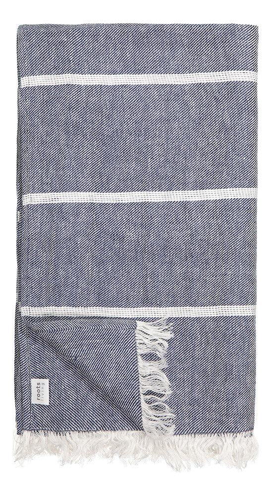 Linen Towel Blue