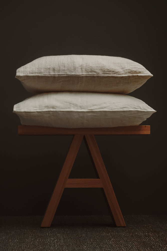 Linen Pillow case, natural 50×60 cm